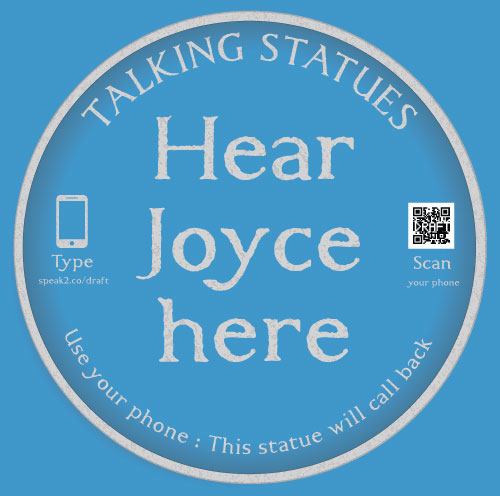 Talking Statues Plaque